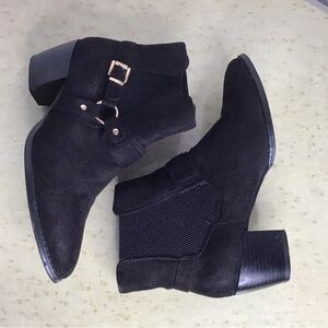 Tuffle Collection Faux Suede Ankle Boots